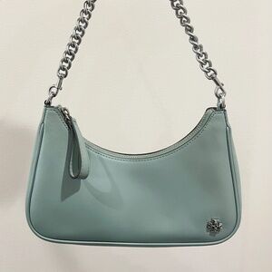 Tory Burch 151 Mercer Small Crescent Leather Shoulder Bag
